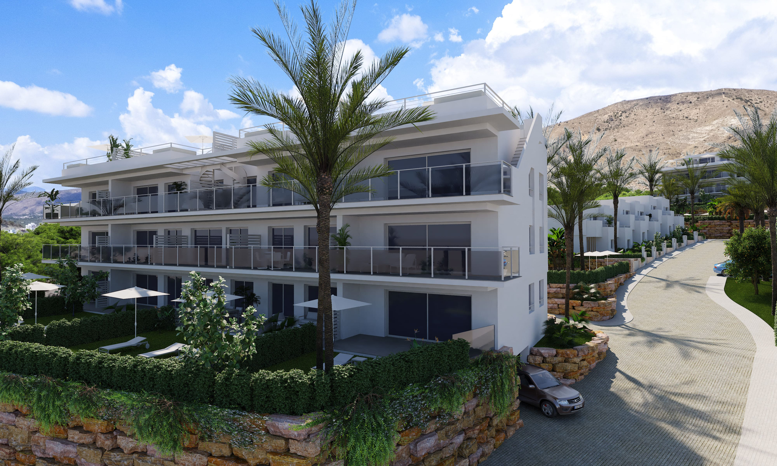 05b Residencial Salamandra, Obra nueva en Finestrat. Alicante