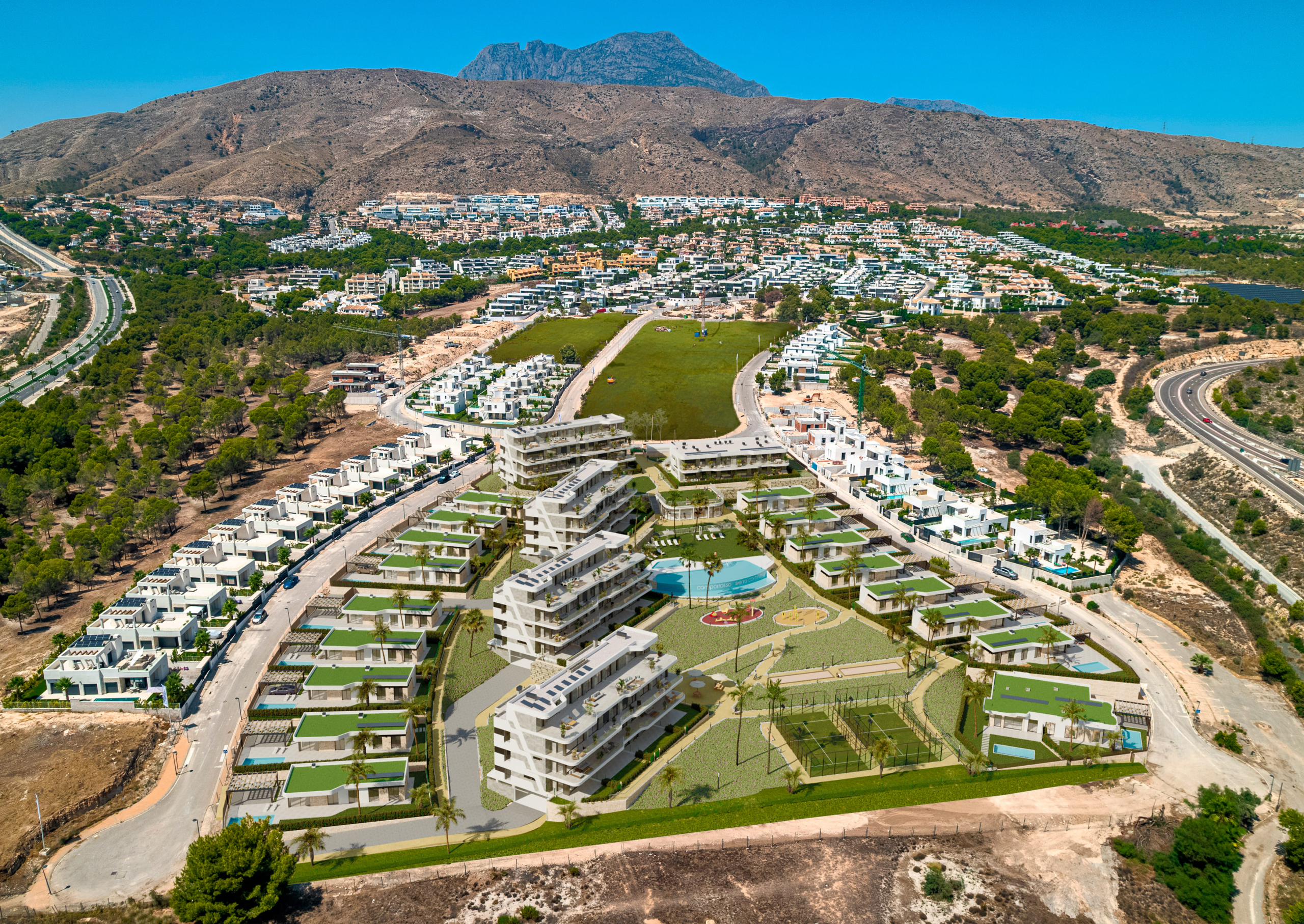 2 Camporrosso Sierra Cortina Sierra Cortina Apartamentos de obra nueva, Alicante