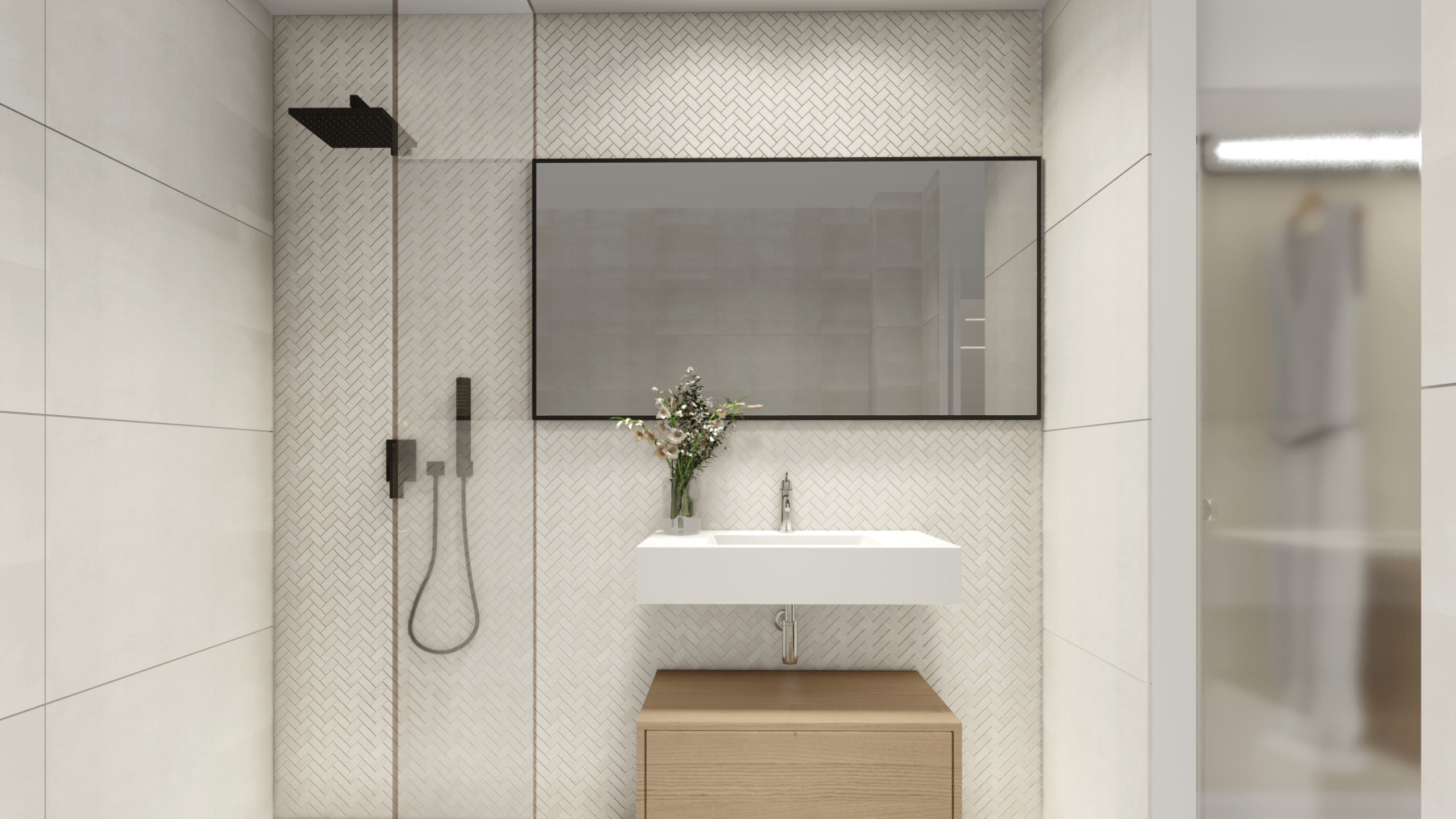 (27) – Paris VIII – bathroom of ground floor bedroom 2 Viviendas pareadas Paris VIII de obra nueva en Dolores, Alicante