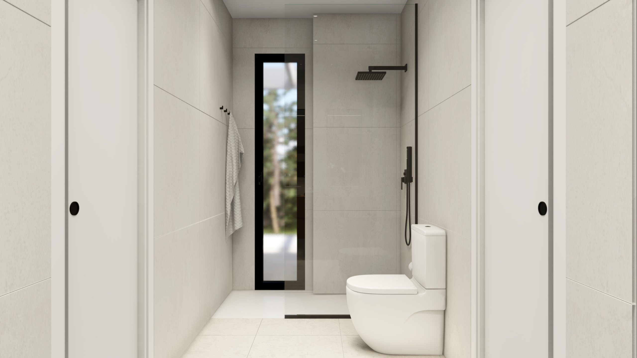 (30) – Paris VIII – shared bathroom of first floor bedroom view 2 Viviendas pareadas Paris VIII de obra nueva en Dolores, Alicante