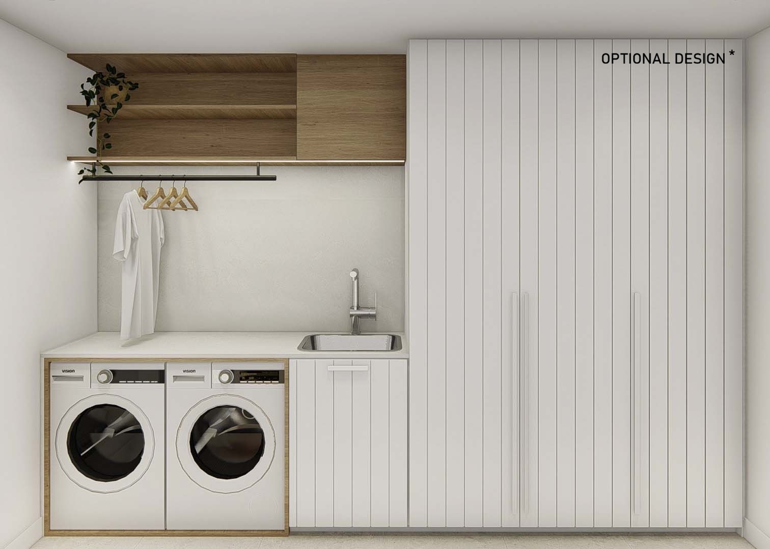 (33) – Paris VII – laundry OPTIONAL design Viviendas pareadas Paris VIII de obra nueva en Dolores, Alicante