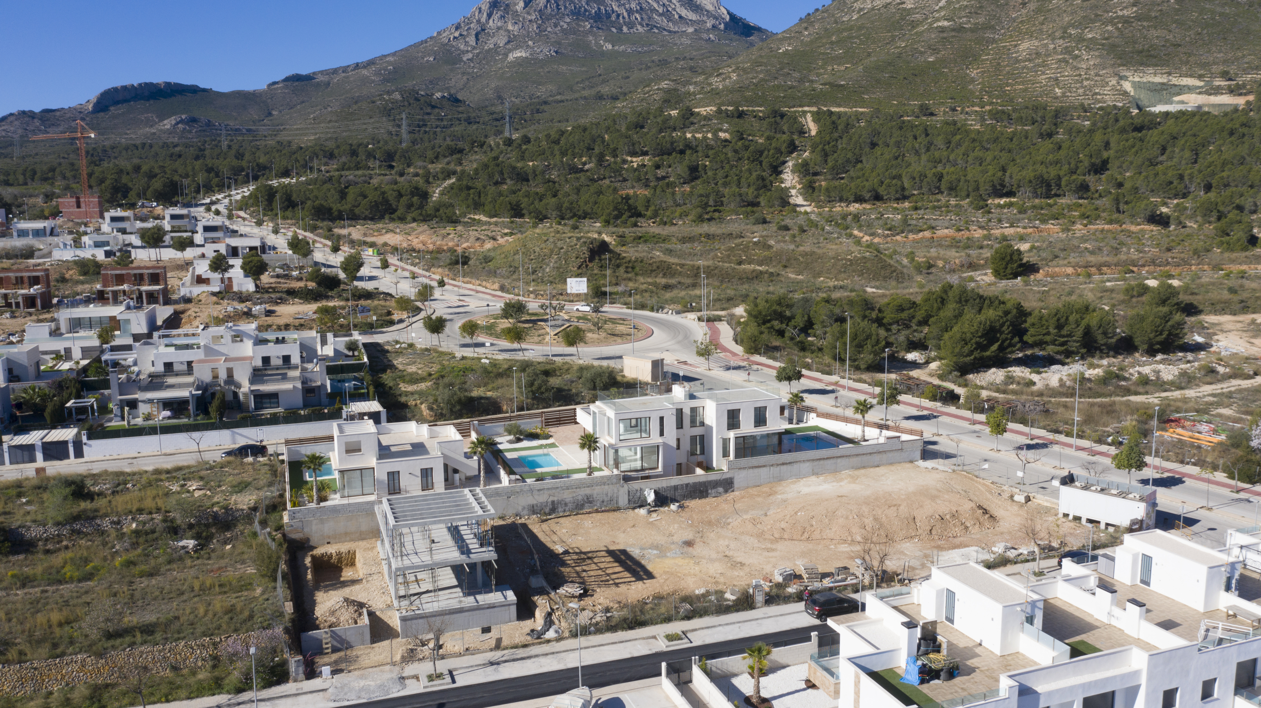 AÉREA3 Parcelas exclusivas en El Ponoig, Polop. Alicante