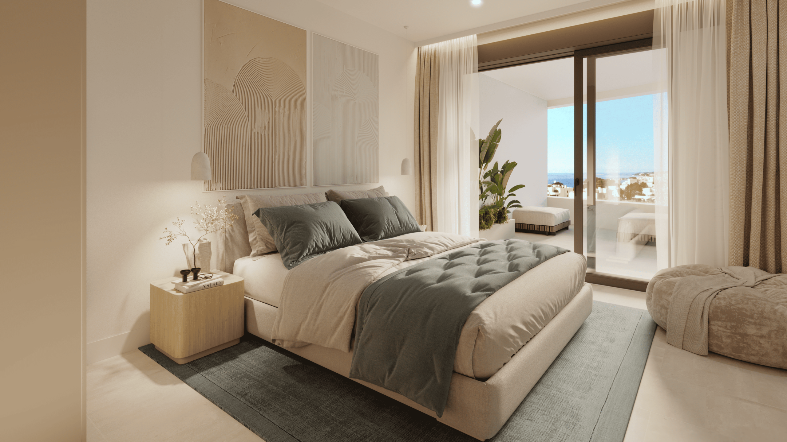 Korall Residences – Dormitorio 2 Sky Villas de Lujo en El Higuerón, Málaga