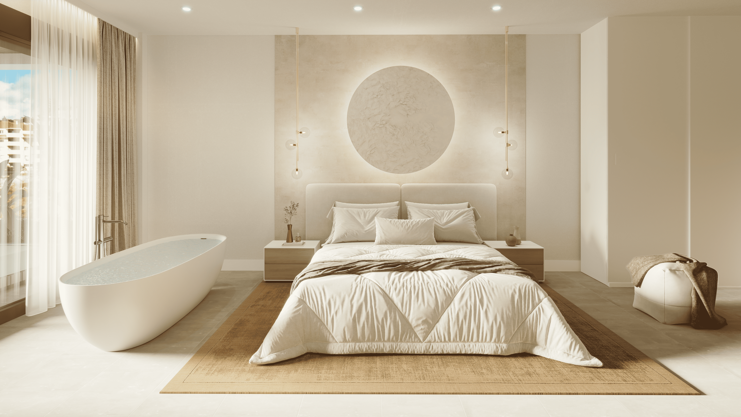 Korall Residences – Dormitorio principal Sky Villas de Lujo en El Higuerón, Málaga