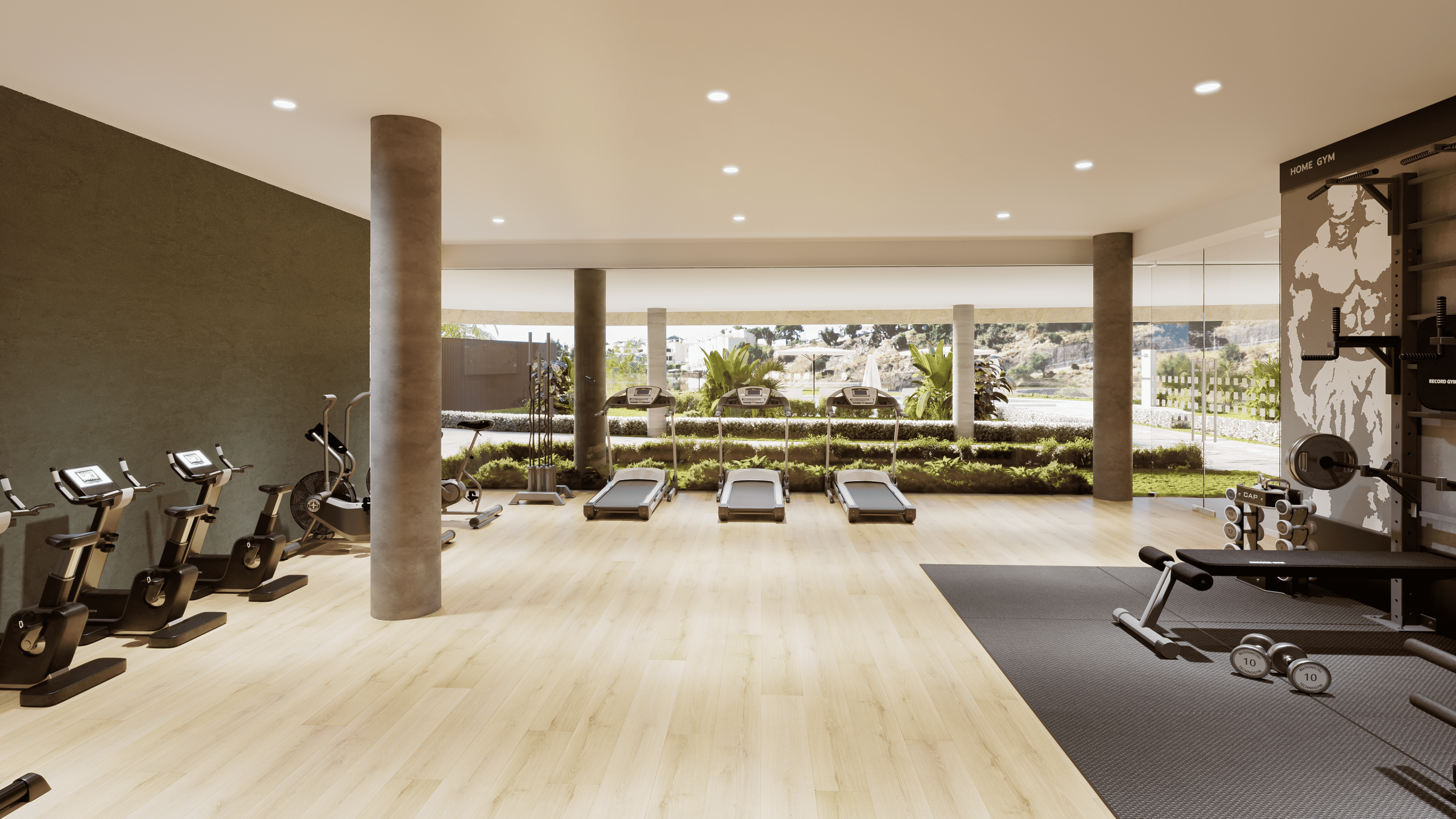 Korall Residences – Gimnasio Sky Villas de Lujo en El Higuerón, Málaga