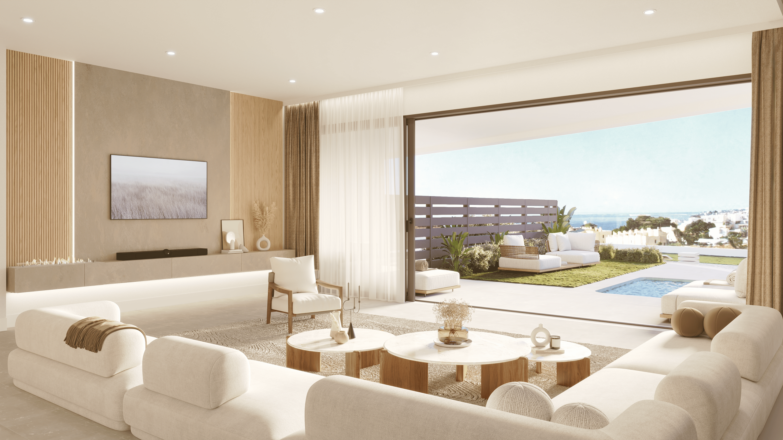 Korall Residences – Salón Sky Villas de Lujo en El Higuerón, Málaga
