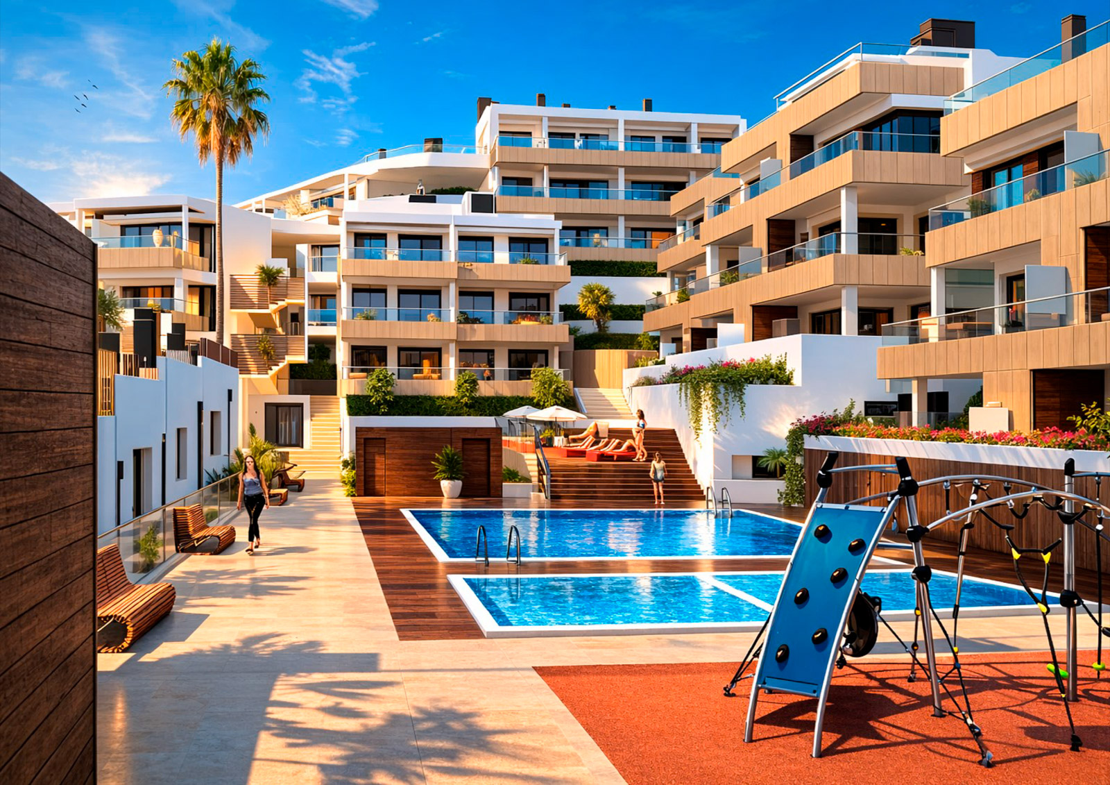 Screenshot Paraíso Beach, obra nueva de lujo en San Roque, Cádiz