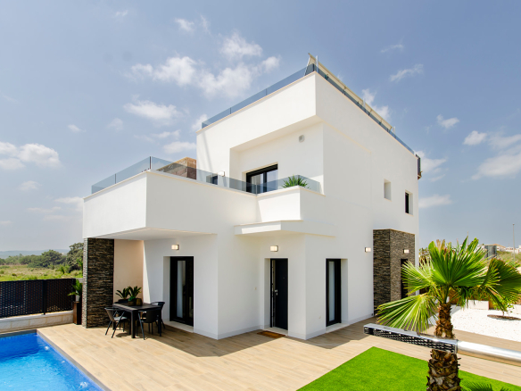 Villas de obra nueva en Vistabella Golf, Orihuela, Alicante