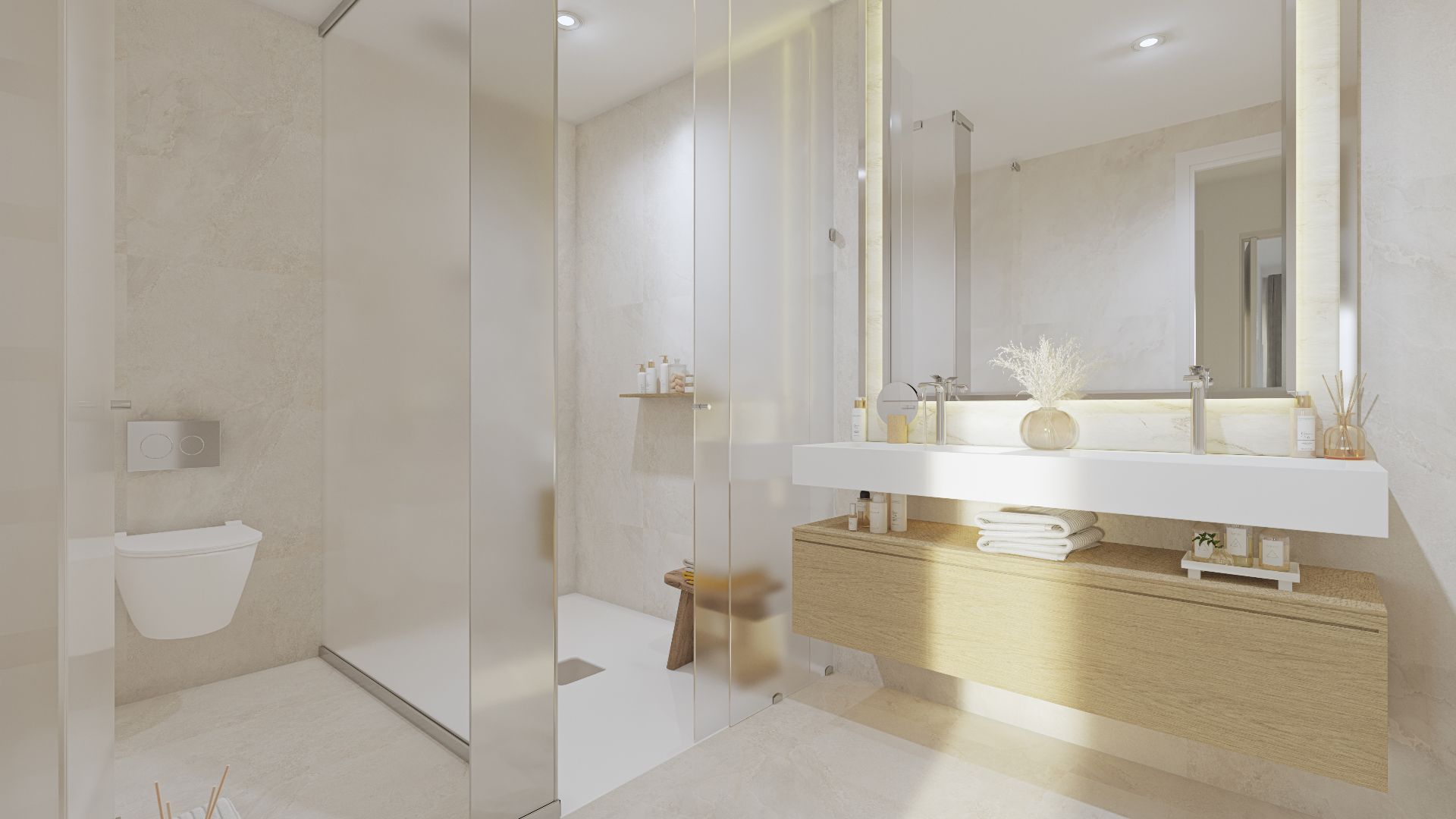 compressed-Baño 1 Villas exclusivas en El Higuerón, Málaga