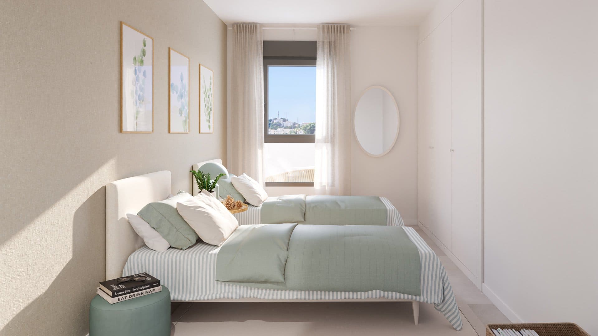 th1_dormitorio_secundario_mijas Exclusivo ático en la Cala Swing Mijas – con CO-ONE